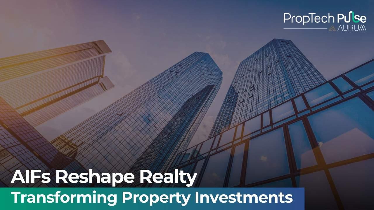 Aerial view of a modern city skyline