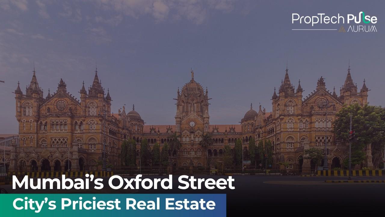 A bustling view of Mumbai's Oxford Street