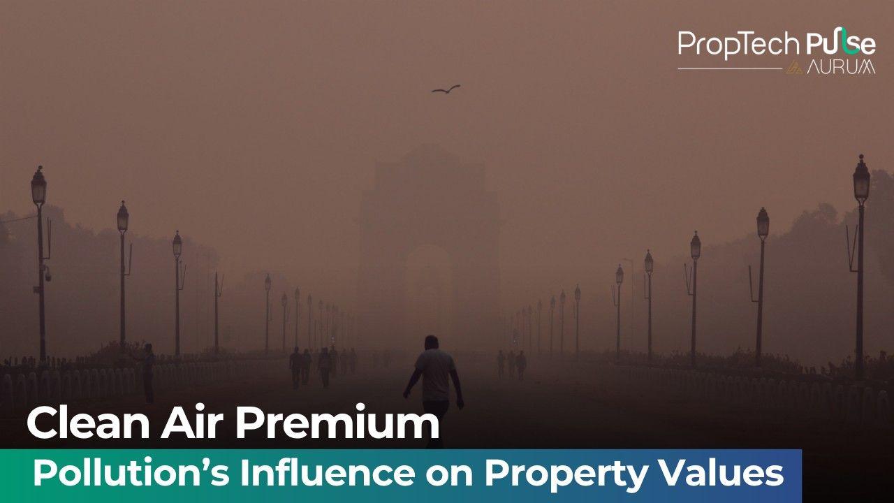 Cityscape with clear skies and greenery