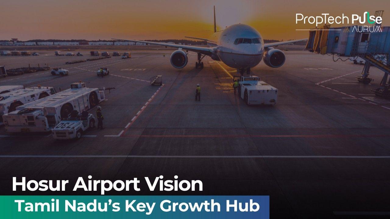 Aerial view of proposed Hosur Airport