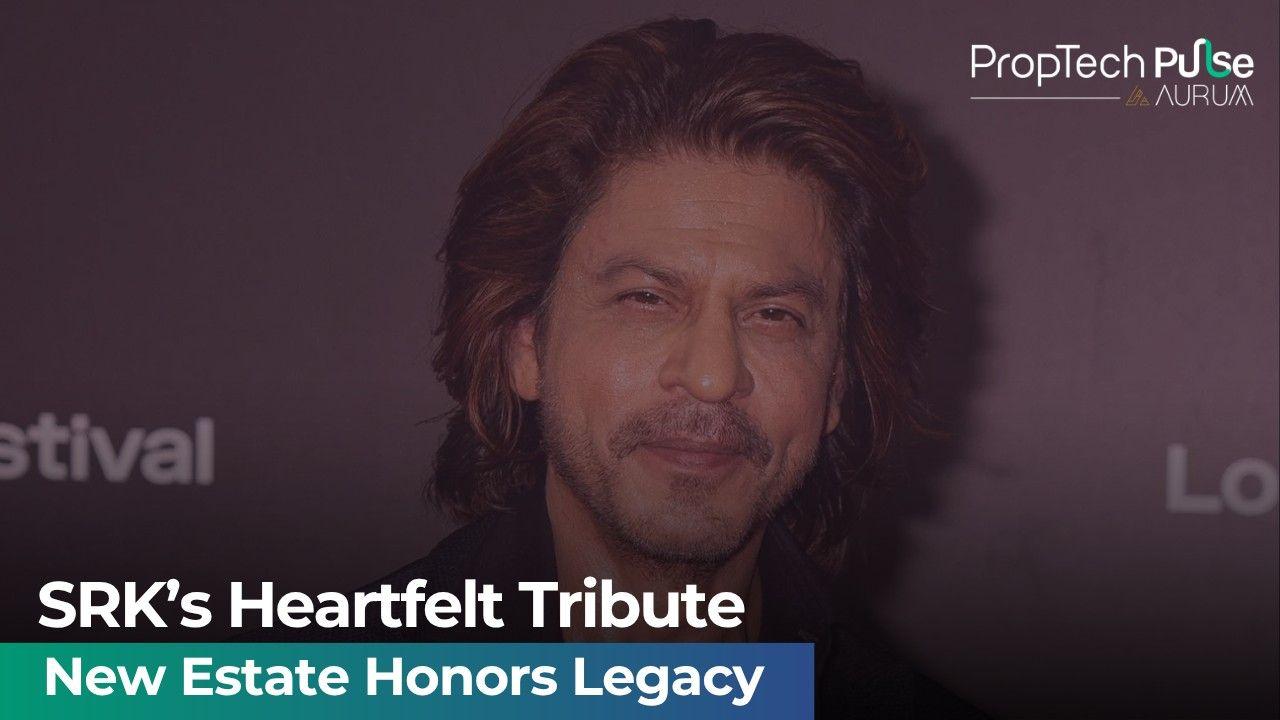 Shah Rukh Khan unveiling property named after him