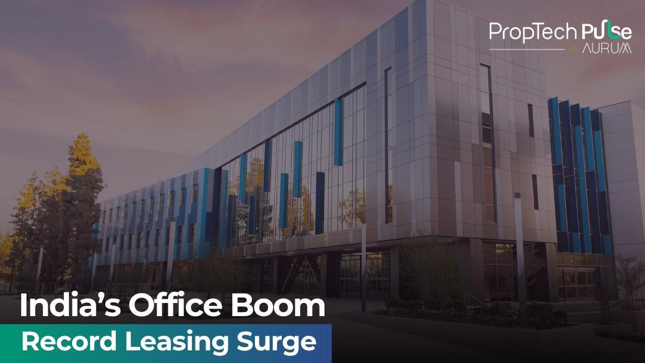 An office building in India showcasing vibrant architecture