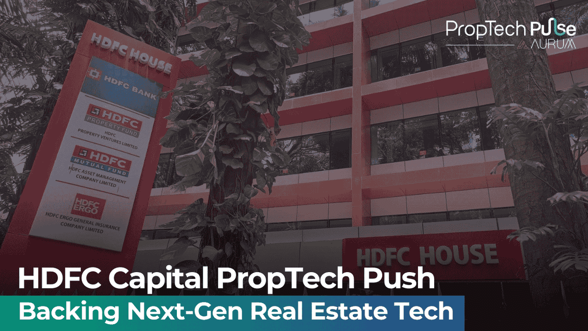 HDFC Capital Investment in PropTech