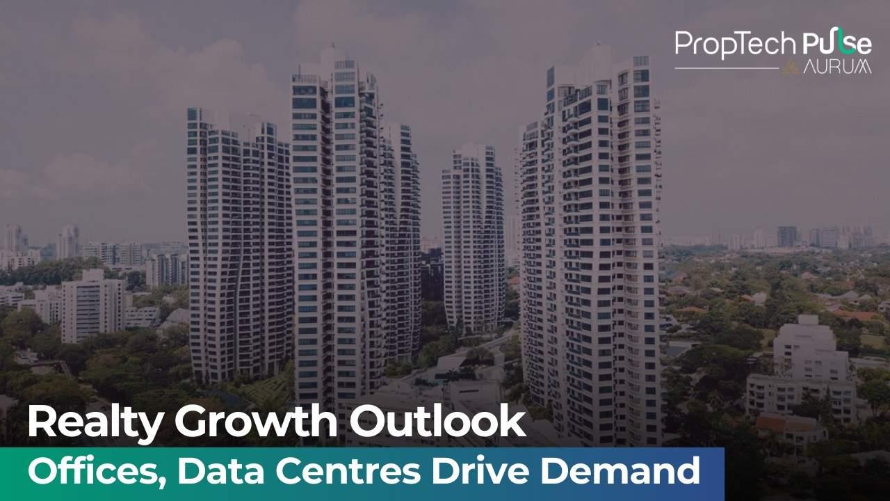 Indian urban landscape with skyscrapers