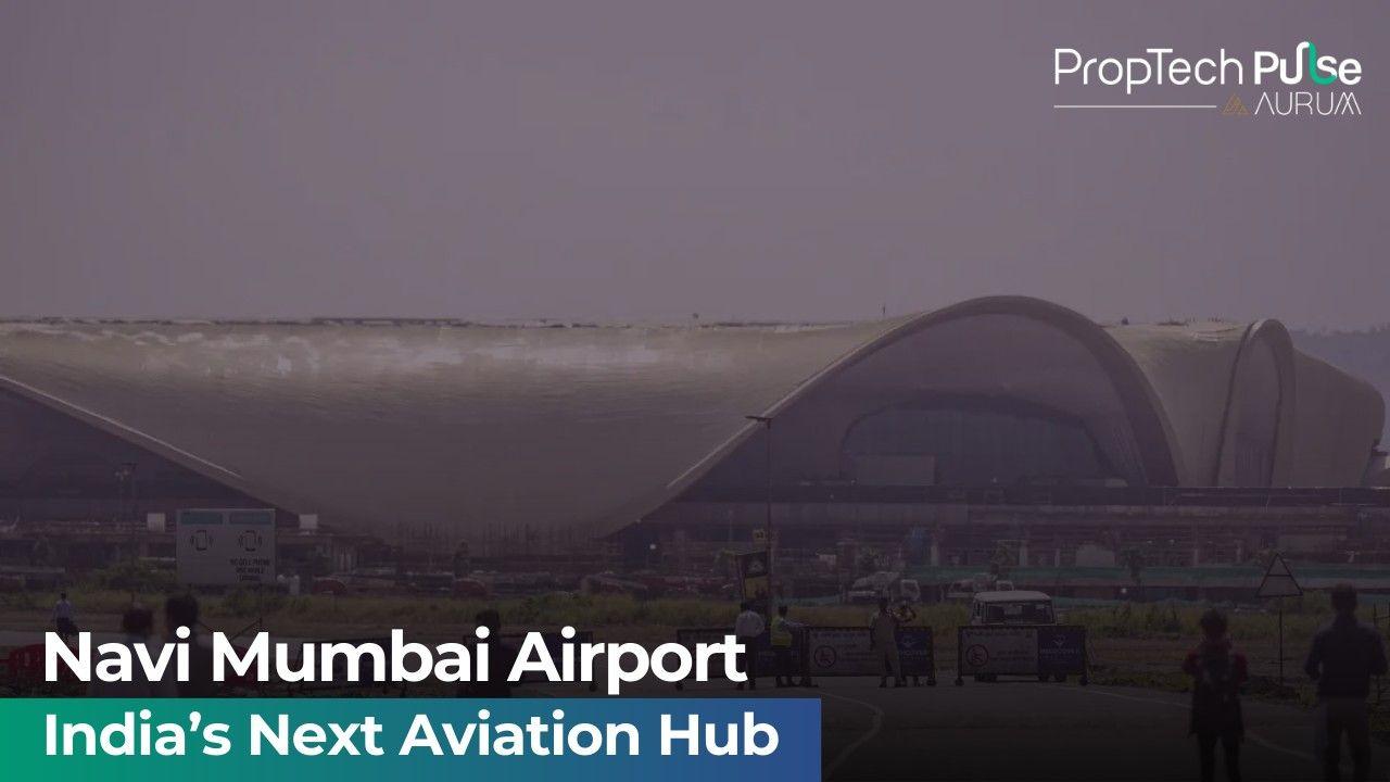 Navi Mumbai International Airport under construction