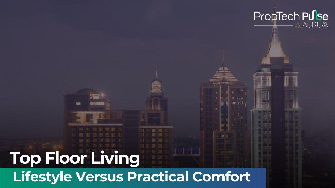 A stunning top-floor apartment view in Bengaluru.