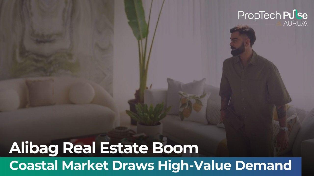 Expansive landscape of Alibag with rising land prices