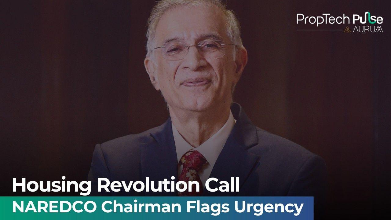 Niranjan Hiranandani discussing housing revolution