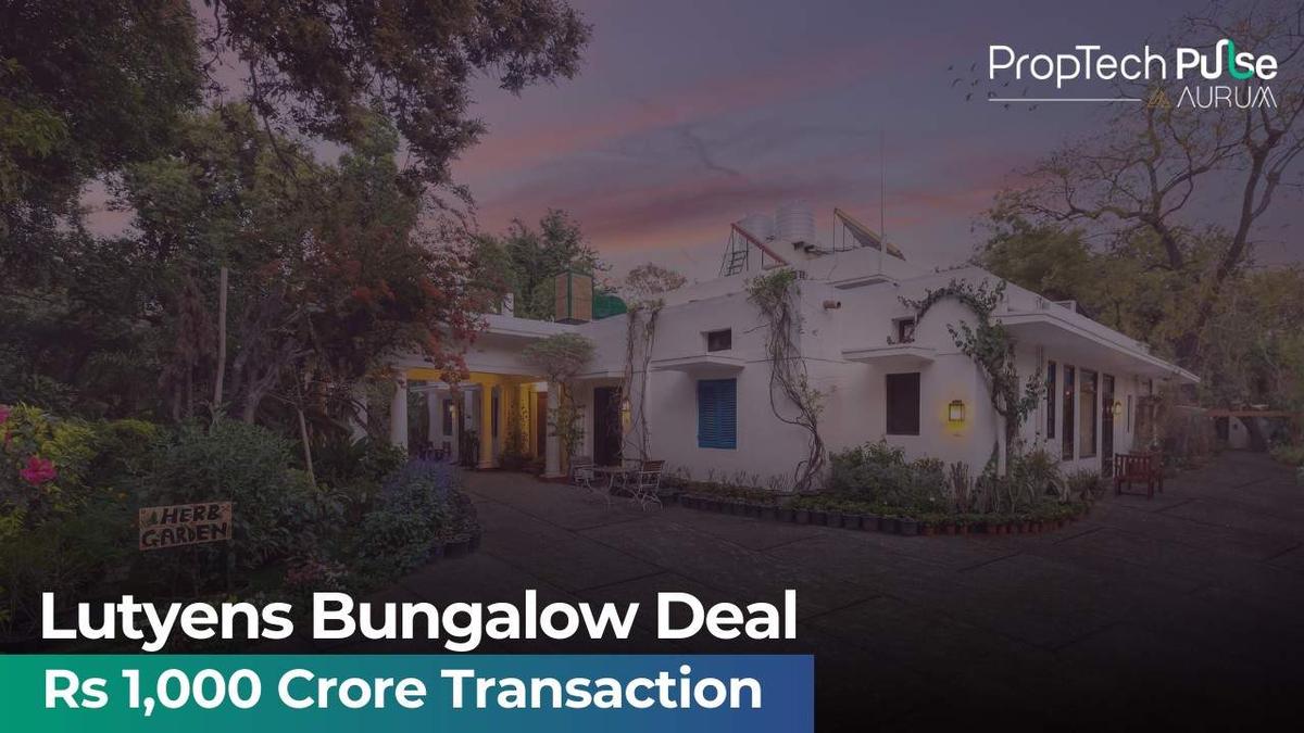 Bungalow Deal Near Rs 1,000 Crore