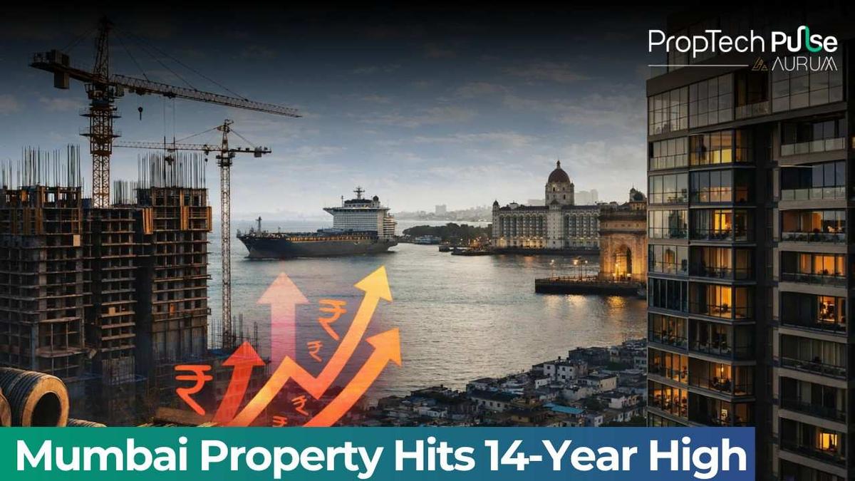 Mumbai property registrations rising 7 percent in May 2026, marking a 14-year record high in real estate transactions