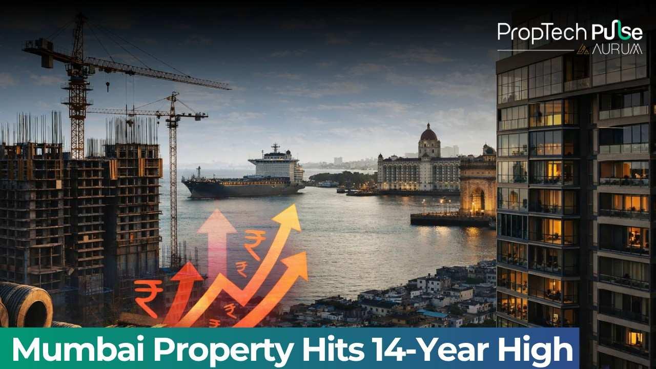 Mumbai property registrations rising 7 percent in May 2026, marking a 14-year record high in real estate transactions