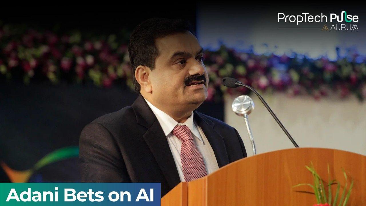 Gautam Adani outlining an AI-driven infrastructure strategy for 2026, focusing on technology-led development and smart investments