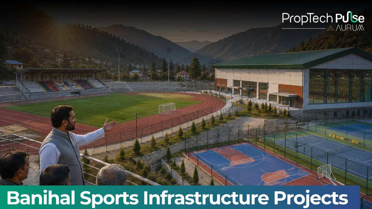 Banihal MLA announcing 4.5 crore rupees worth of sports infrastructure projects for community development