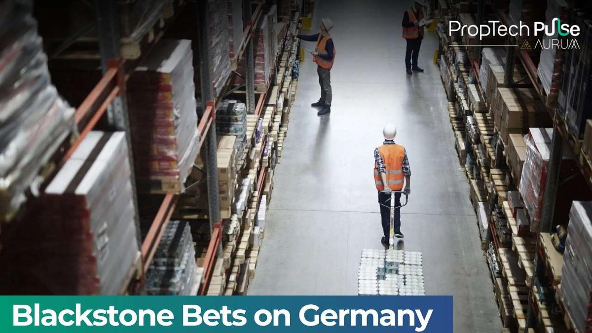 Pluto Finance Blackstone BREDS 93 million euros logistics lending Germany Berlin Hamburg 2026