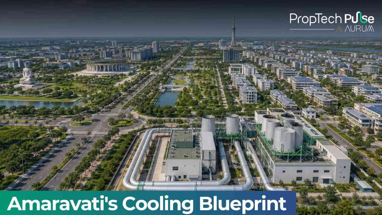 Planned greenfield capital of Amaravati exploring district cooling and sustainable utility infrastructure
