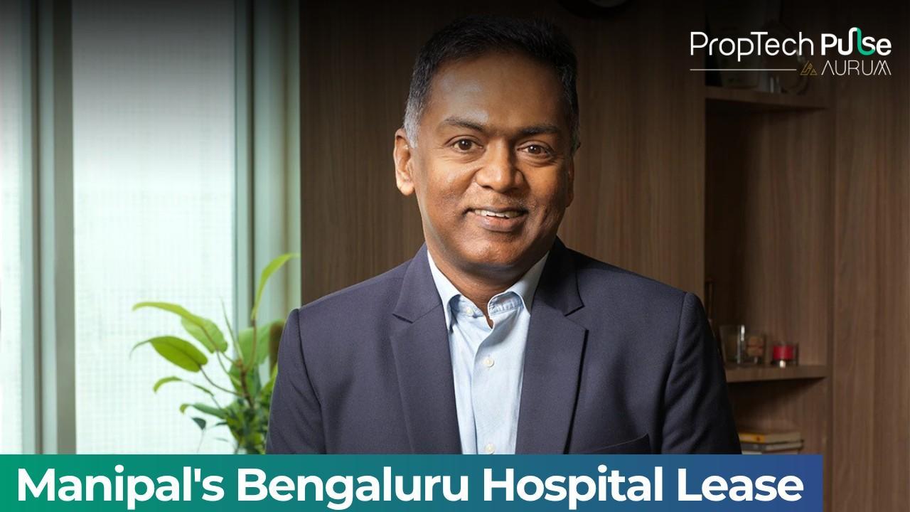 Modern multi-storey hospital building in Bengaluru leased by Manipal Health Enterprises