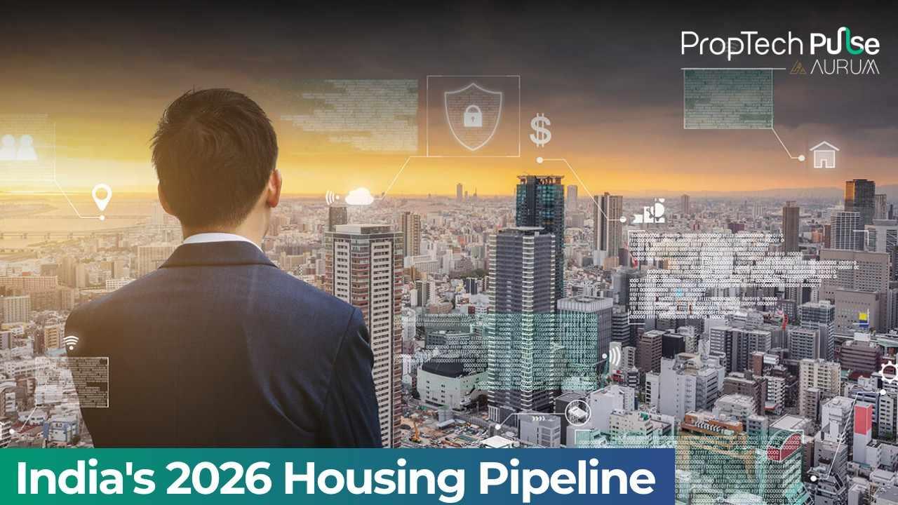 Under-construction residential towers in India where a record 2026 housing delivery pipeline faces possible delays