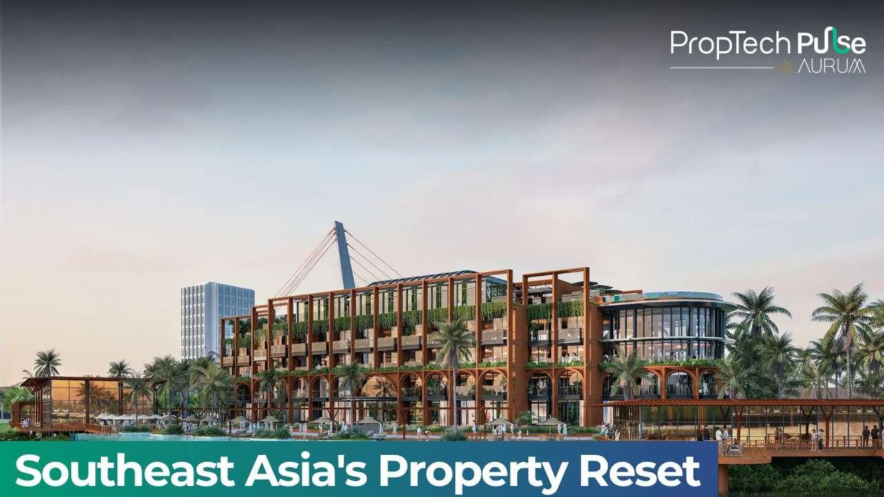 High-rise skylines across Southeast Asian cities as the regional real estate market enters a reset