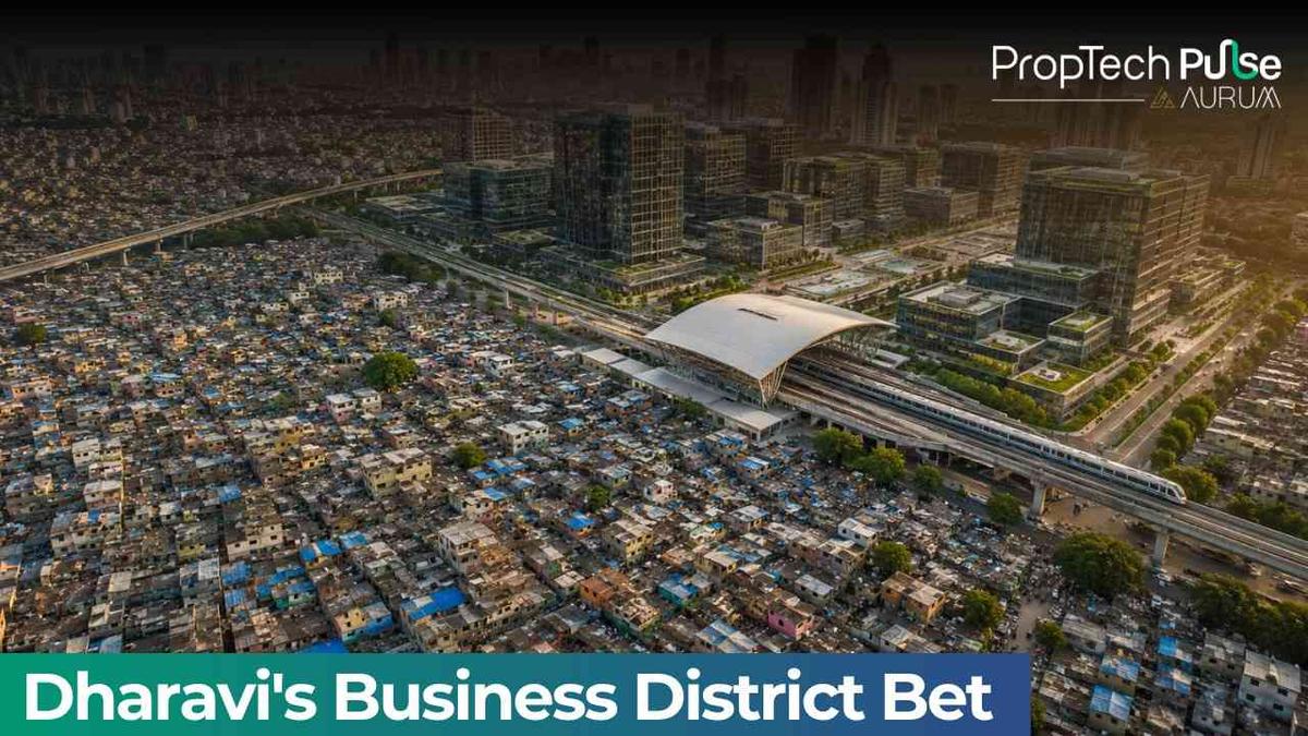Dharavi redevelopment plans commercial business district and multi-modal metro interchange hub