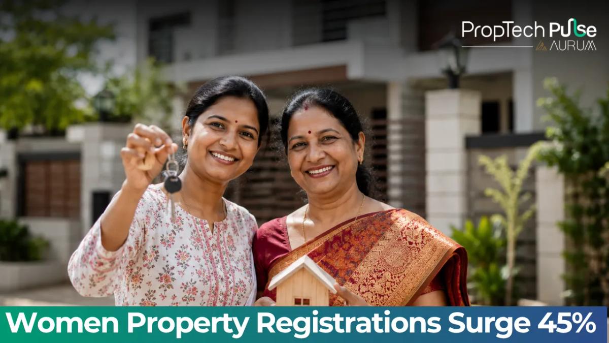Women Property Registrations Surge 45%
