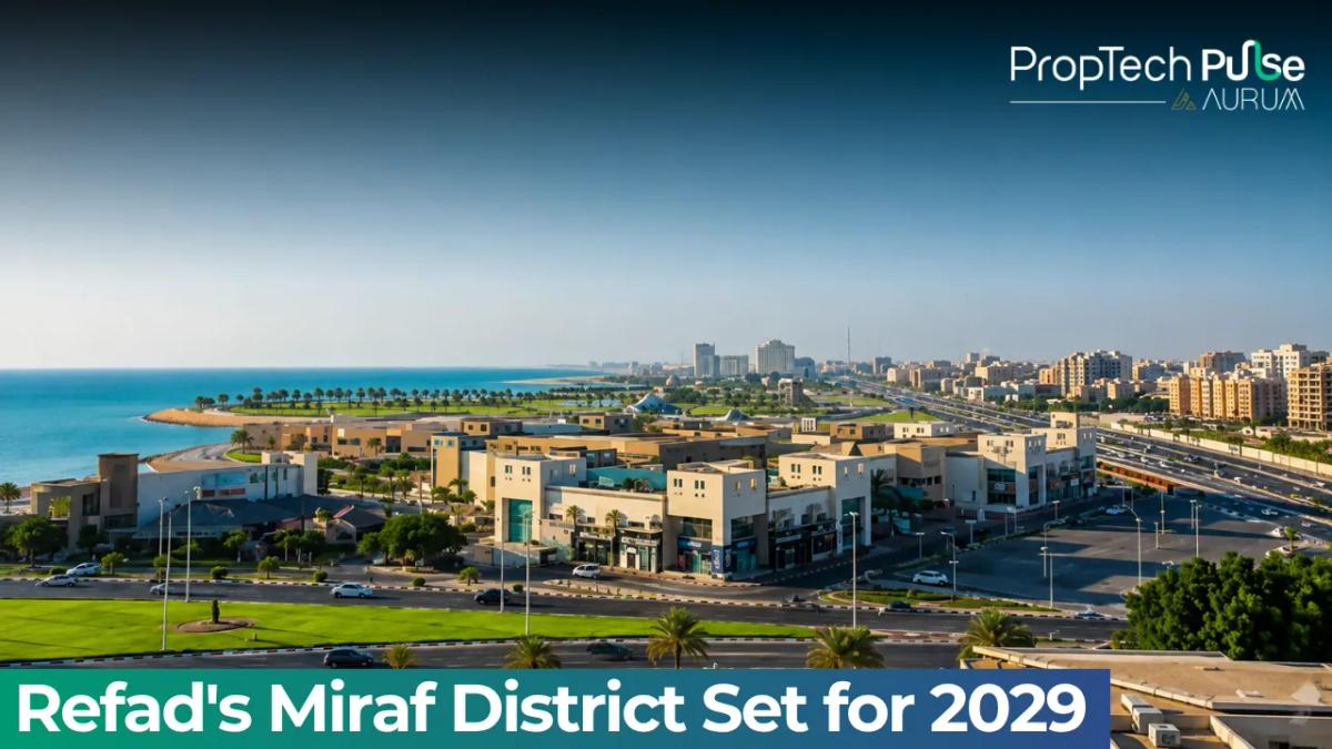 Refad mixed-use development under construction in Al Khobar, Saudi