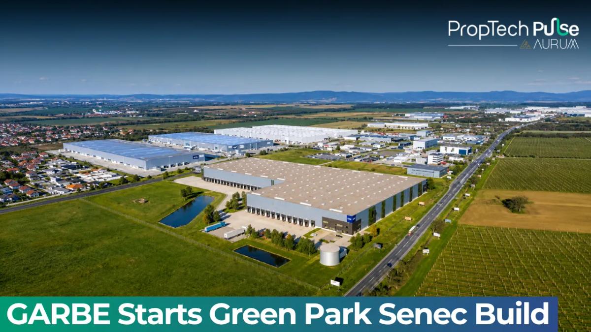 GARBE Green Park Senec logistics park under construction in Slovakia