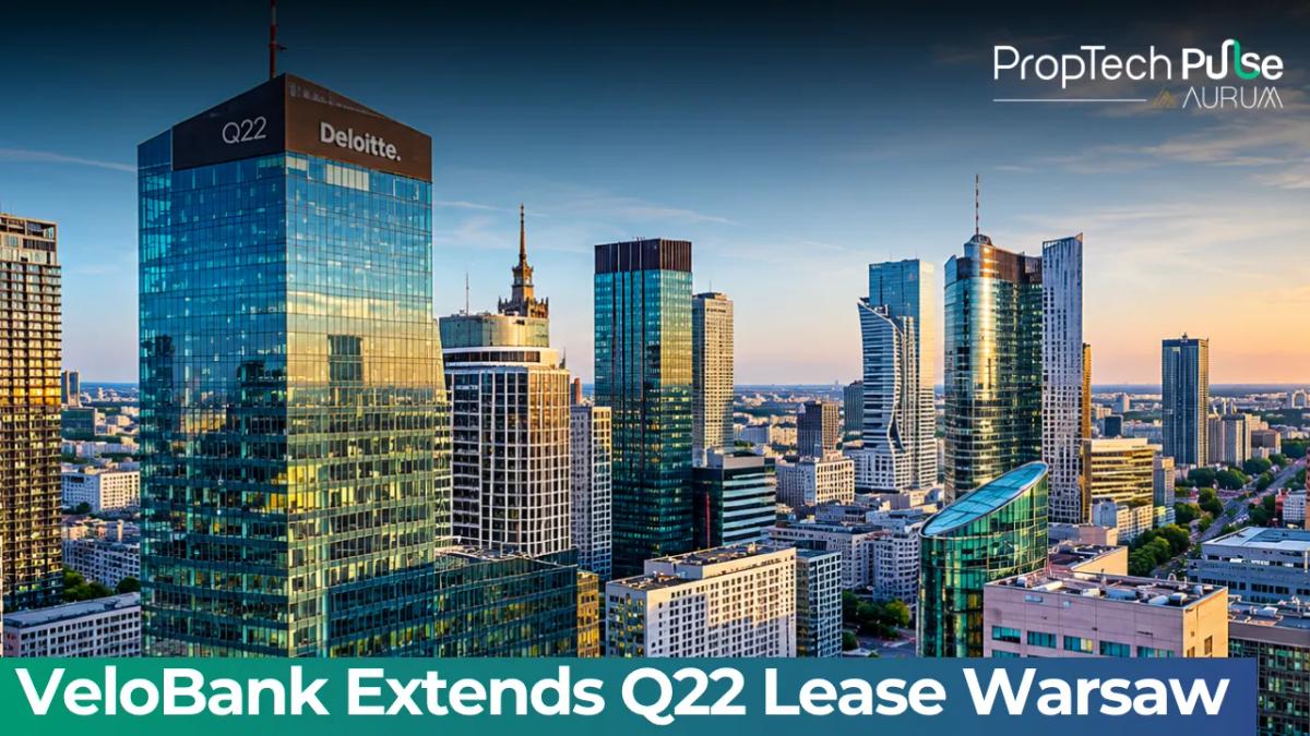 Q22 office tower exterior on Jana Pawła II Avenue in Warsaw