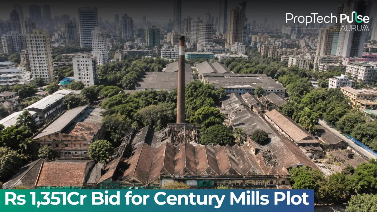 Century Mills redevelopment plot in Lower Parel with ₹1,351 crore bid from Peddar Realty