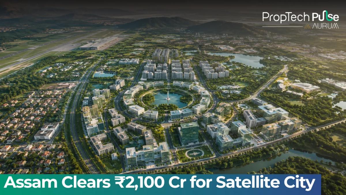 Proposed Guwahati Aerotropolis satellite city near Lokpriya Gopinath Bordoloi International Airport