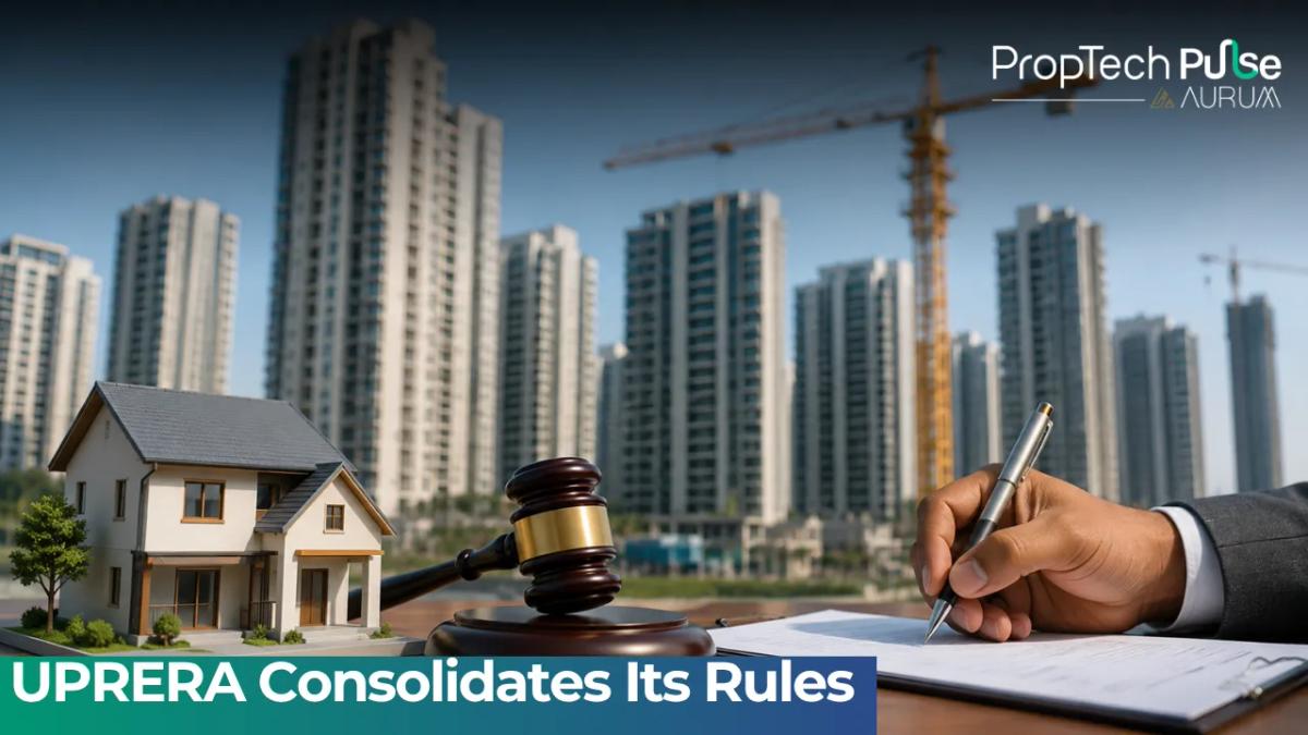 UPRERA logo representing consolidated real estate regulations for Noida and Greater Noida homebuyers