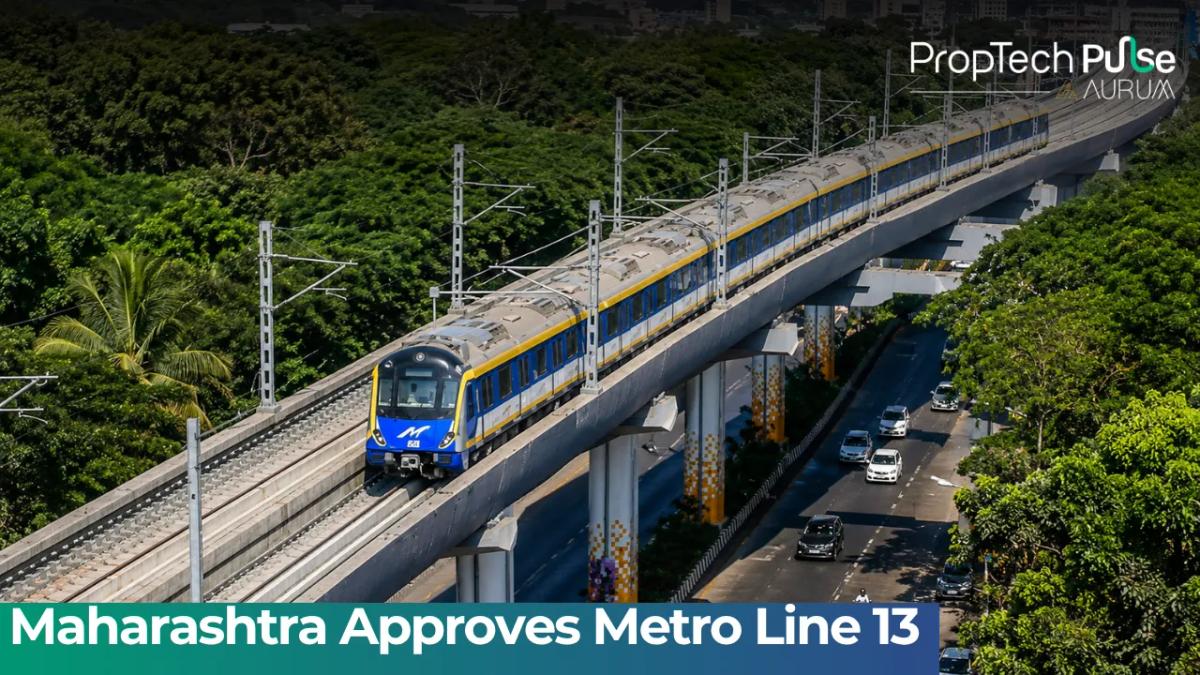 Proposed route map of Mumbai Metro Line 13 connecting Mira-Bhayandar and Vasai-Virar