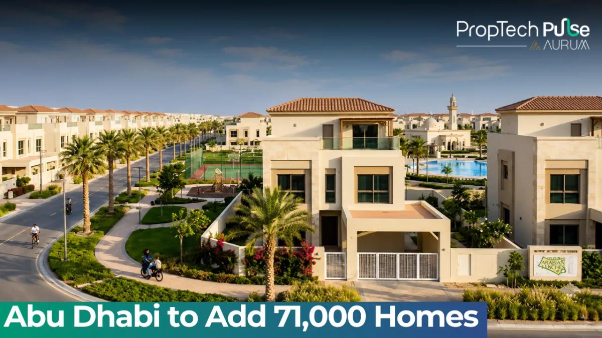 Abu Dhabi 71000 homes 2030 residential pipeline ADREC H1 2026 report