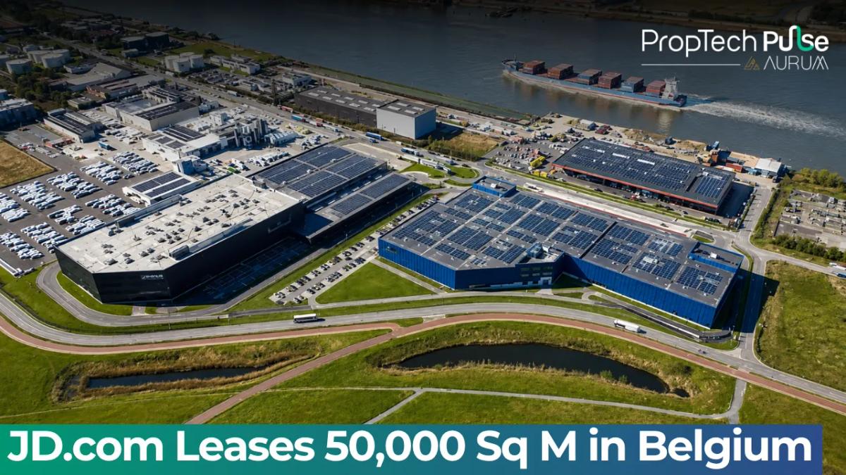 JD.com Montea 50000 m² logistics lease Willebroek Belgium Park De Hulst