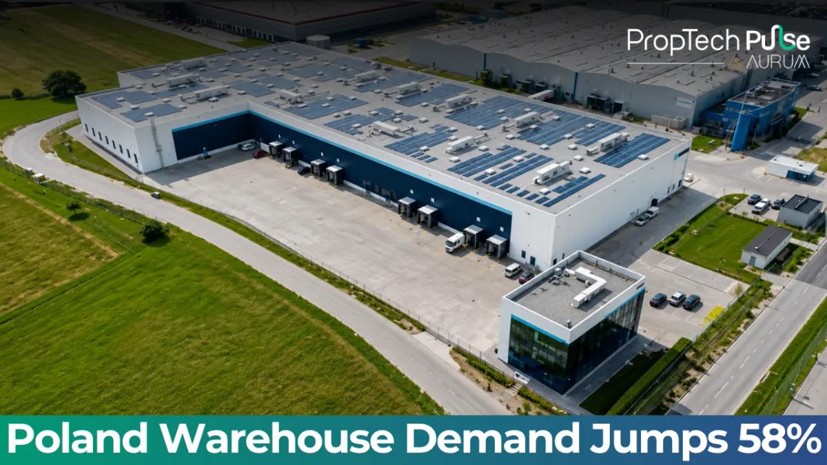 Poland warehouse market records strong net take-up growth in H1 2026