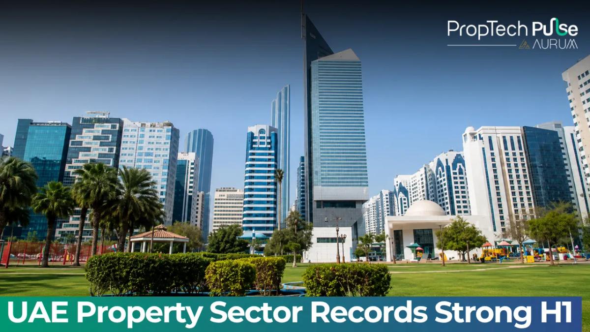 UAE real estate H1 2026 Abu Dhabi Dubai Sharjah transactions growth FDI record