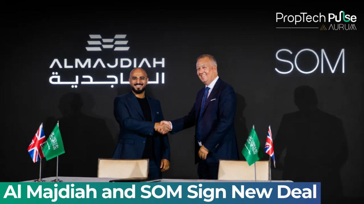 Al Majdiah SOM partnership Saudi luxury real estate Skidmore Owings Merrill Vision 2030 London 2026