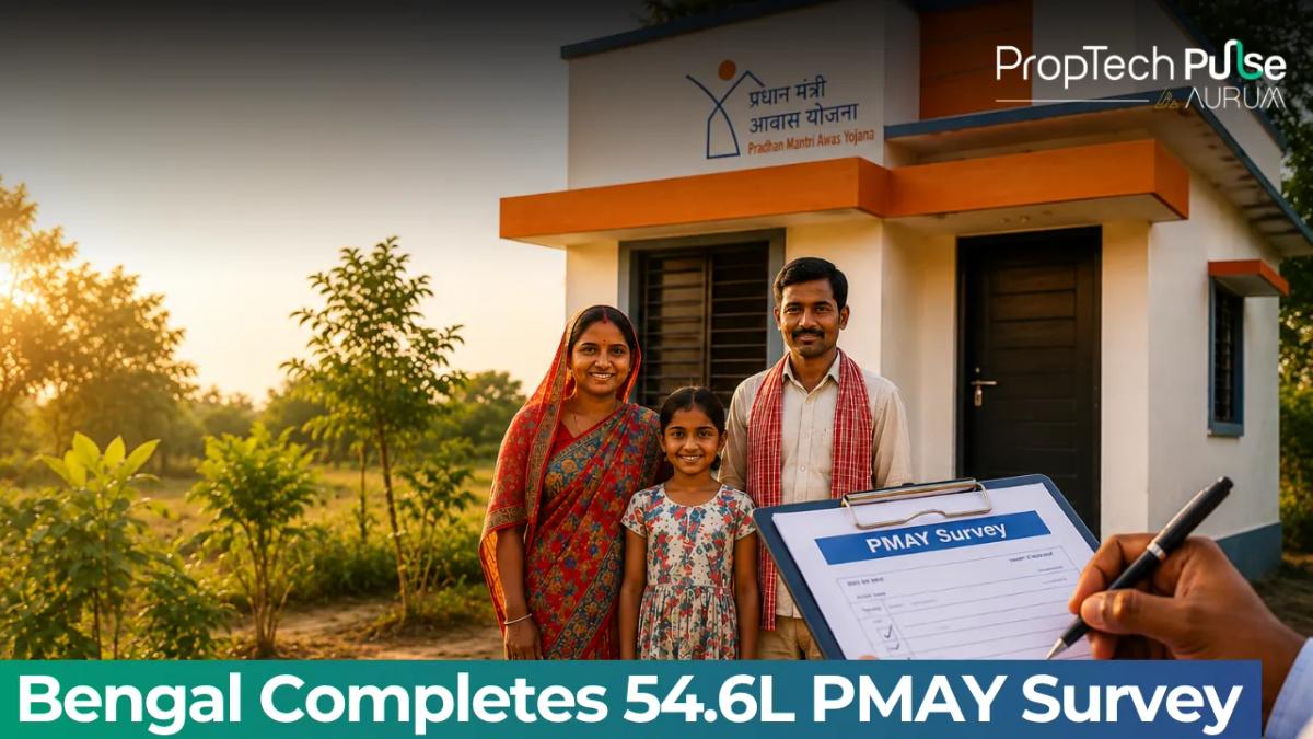 West Bengal completes PMAY survey covering 54.6 lakh households