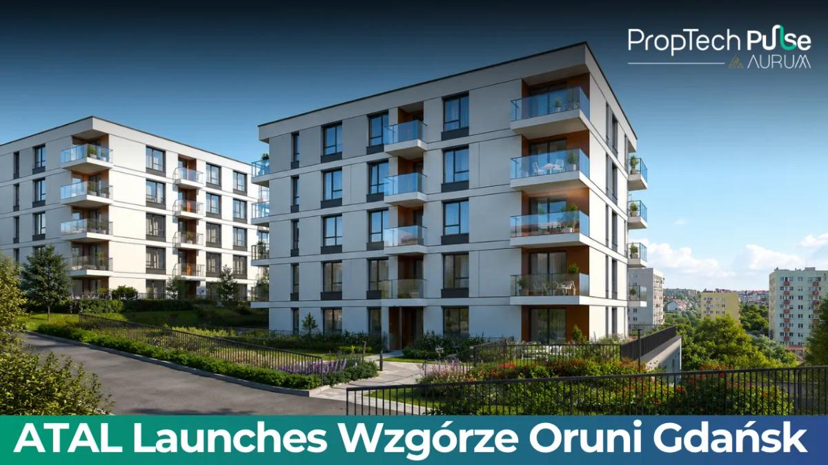 Rendering of ATAL's Wzgórze Oruni residential development in Gdańsk's Orunia Górna district
