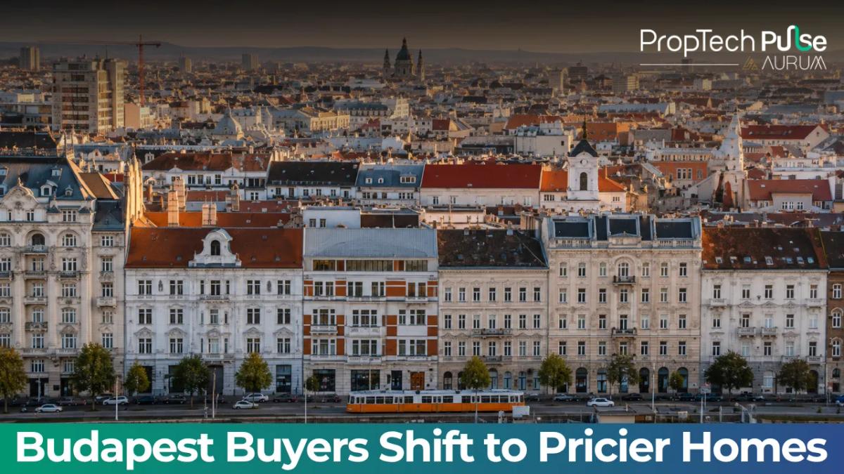 Budapest residential skyline reflecting the city's shift toward higher-priced home searches