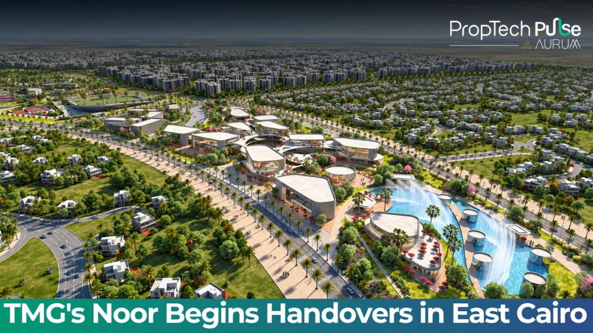 TMG Noor Capital Gardens City handover EGP 500 billion smart city East Cairo 2026