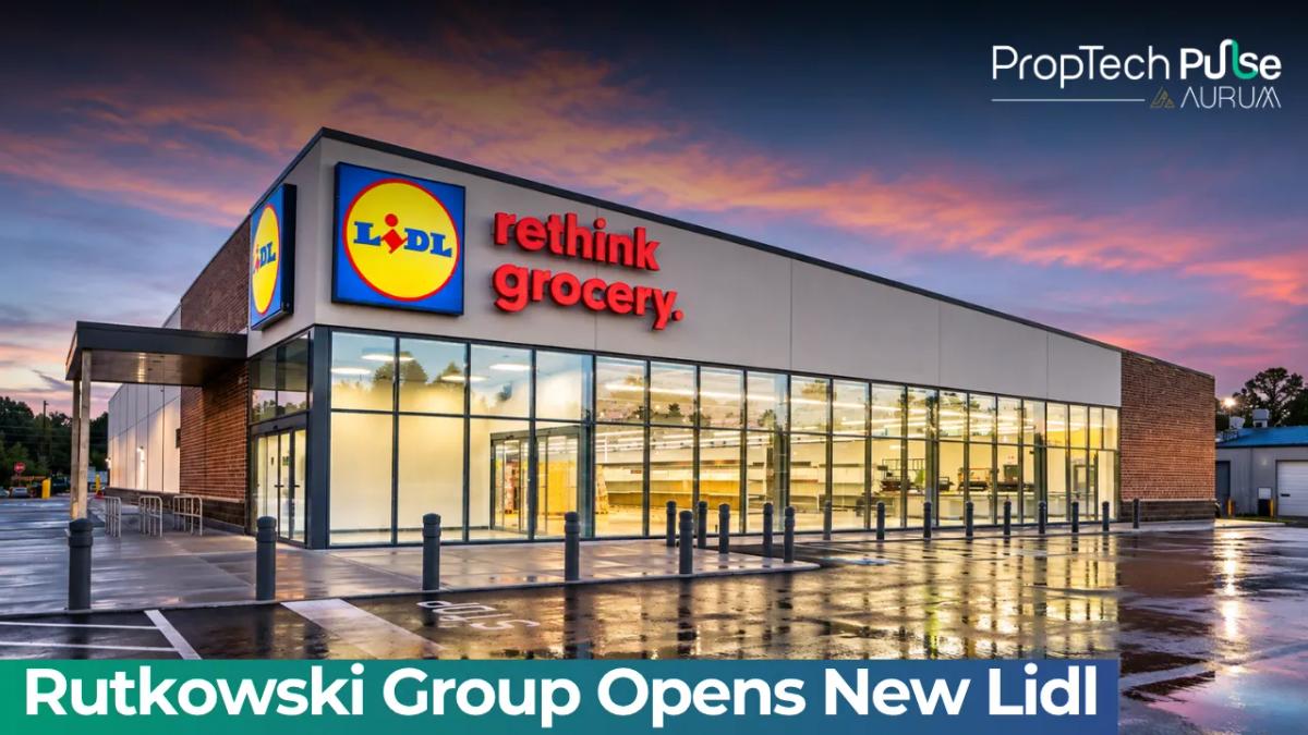 New Lidl store developed by Rutkowski Group in Nowy Dwór Mazowiecki