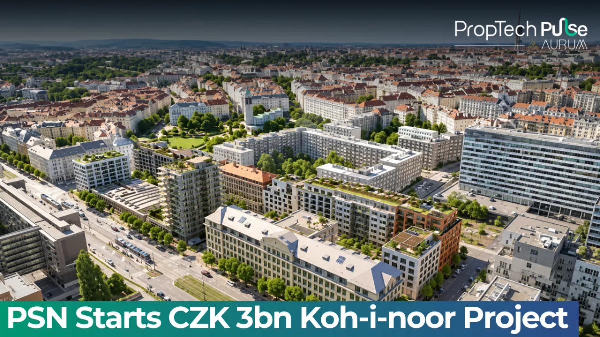 PSN redevelopment of the former Koh-i-noor factory site in Prague's Vršovice district