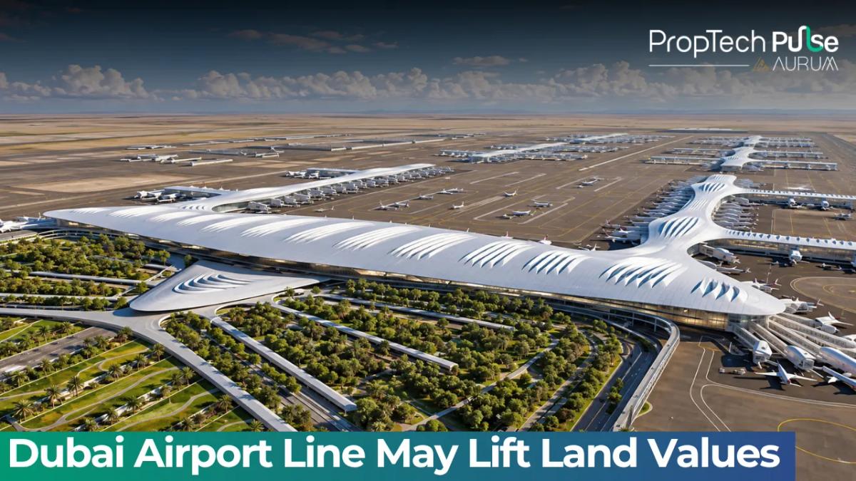 Proposed Dubai Airport Express Line connecting DXB and Al Maktoum International Airport