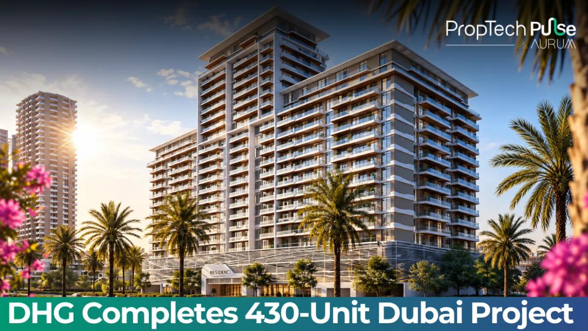 DHG Properties Helvetia Residences completed in Jumeirah Village Circle Dubai