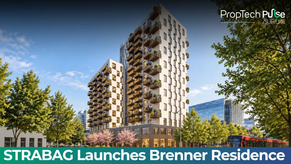 Brenner Residence twin towers under development in Bratislava's Mlynské nivy district