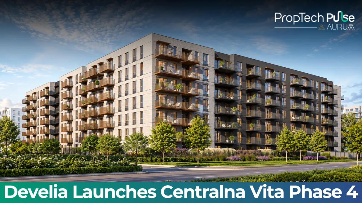 Centralna Vita residential development phase four in Kraków's Czyżyny district