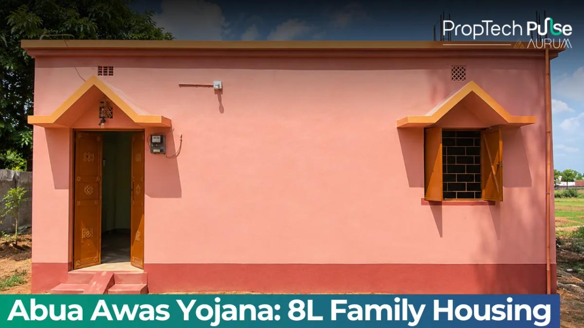 Rural pucca house built under Jharkhand's Abua Awas Yojana housing scheme