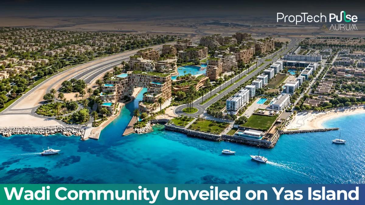 The Wadi residential community on Yas Island with underground parking and running paths