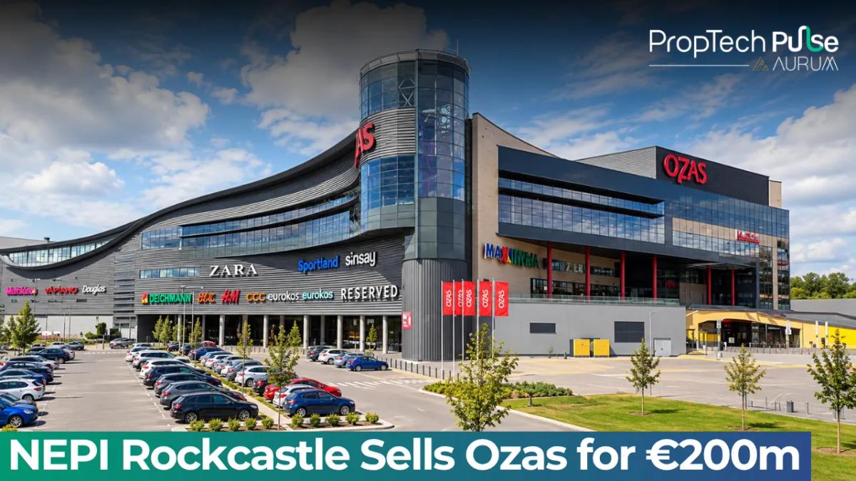 Ozas Shopping and Entertainment Centre in Vilnius, sold by NEPI Rockcastle for €200 million