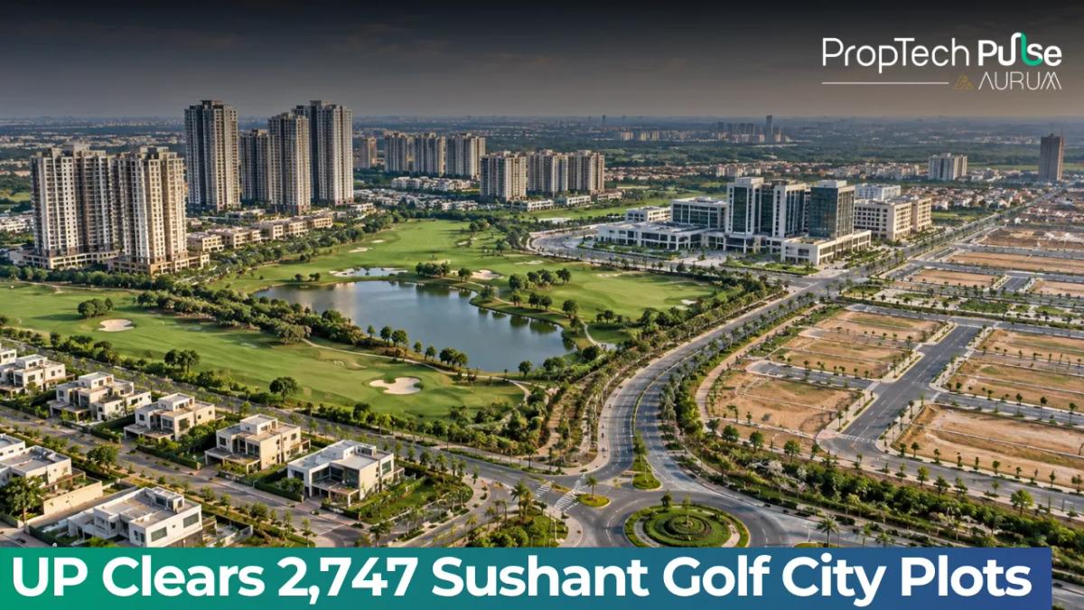 Sushant Golf City township in Lucknow where LDA is releasing 2,747 mortgaged plots